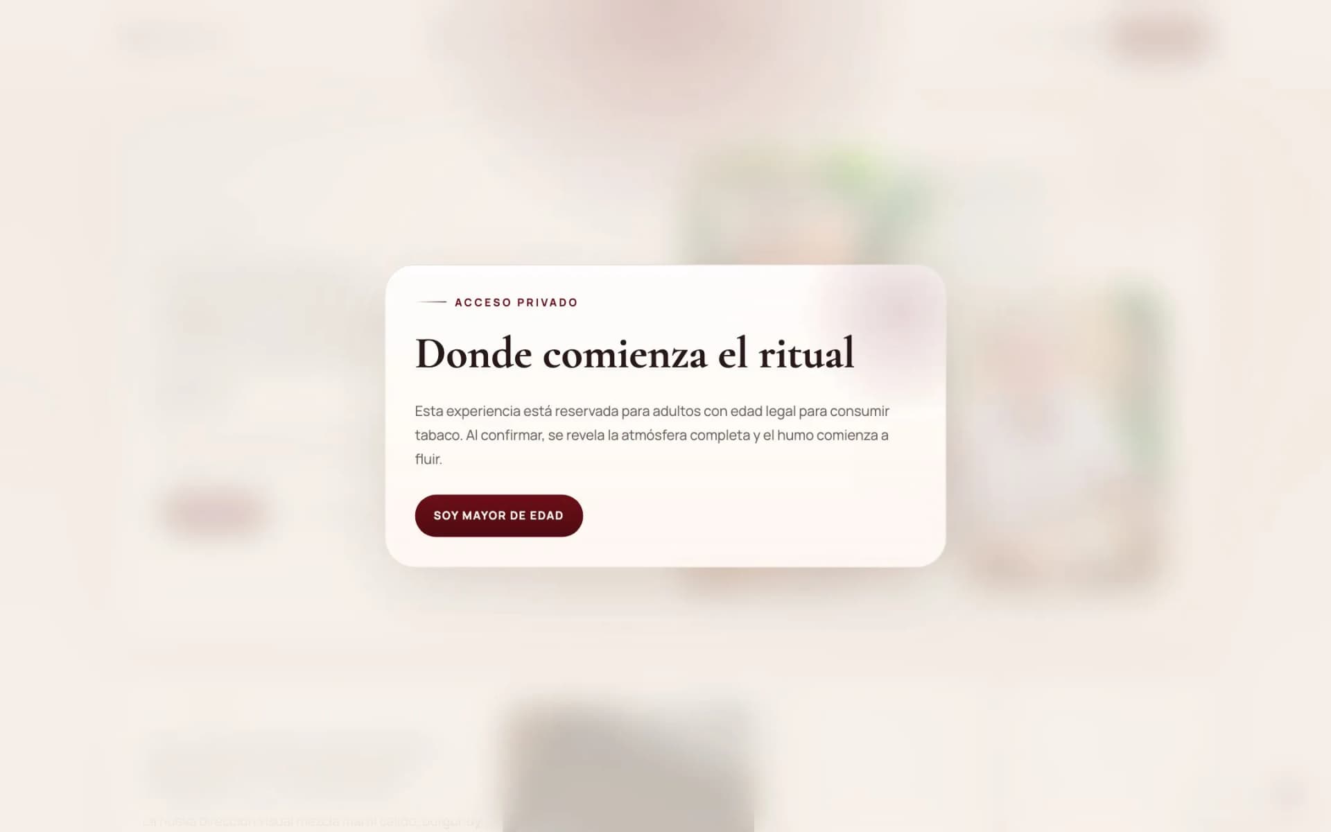 Cigars Voyage — E-commerce premium