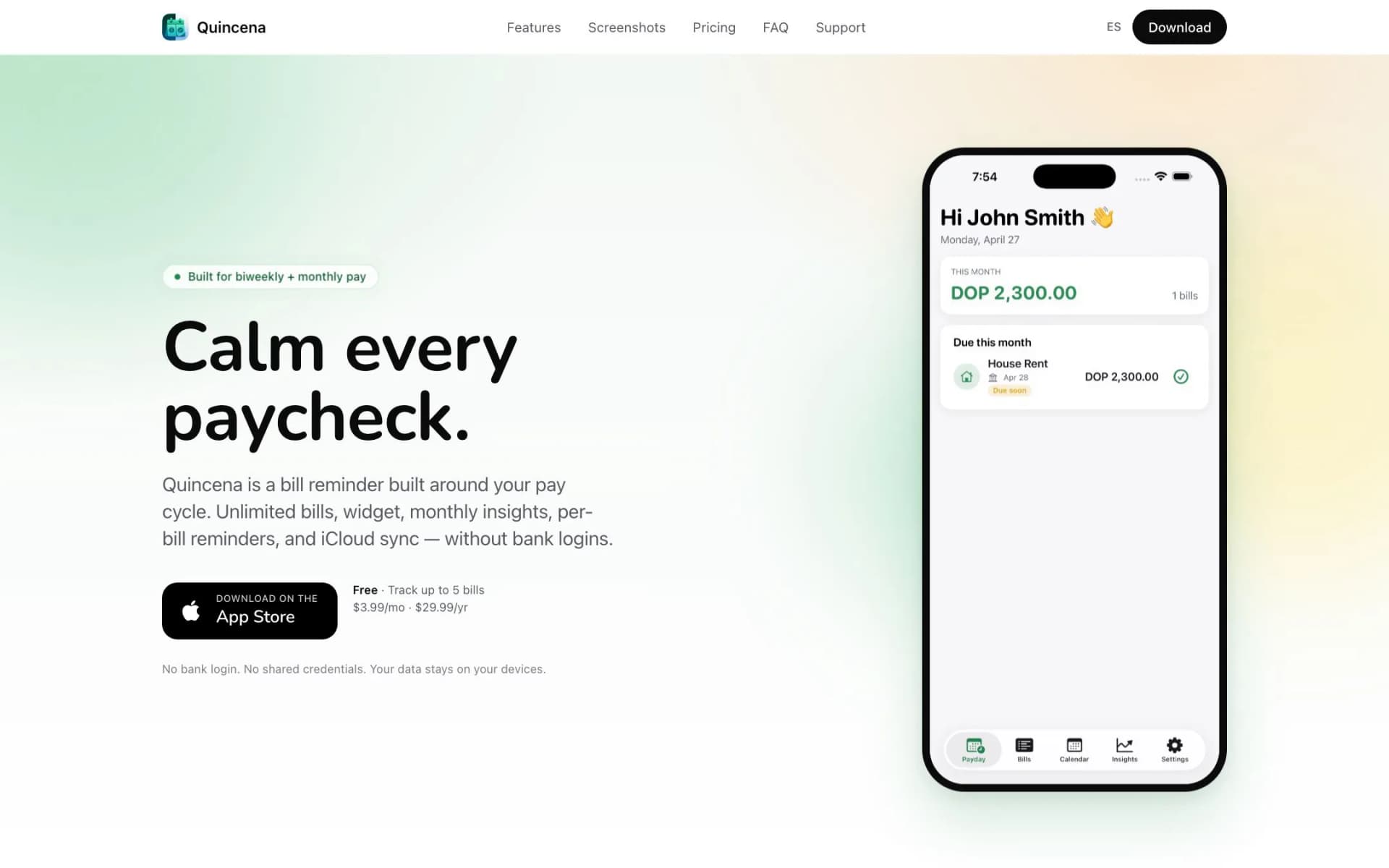 Quincena — Fintech / Operación