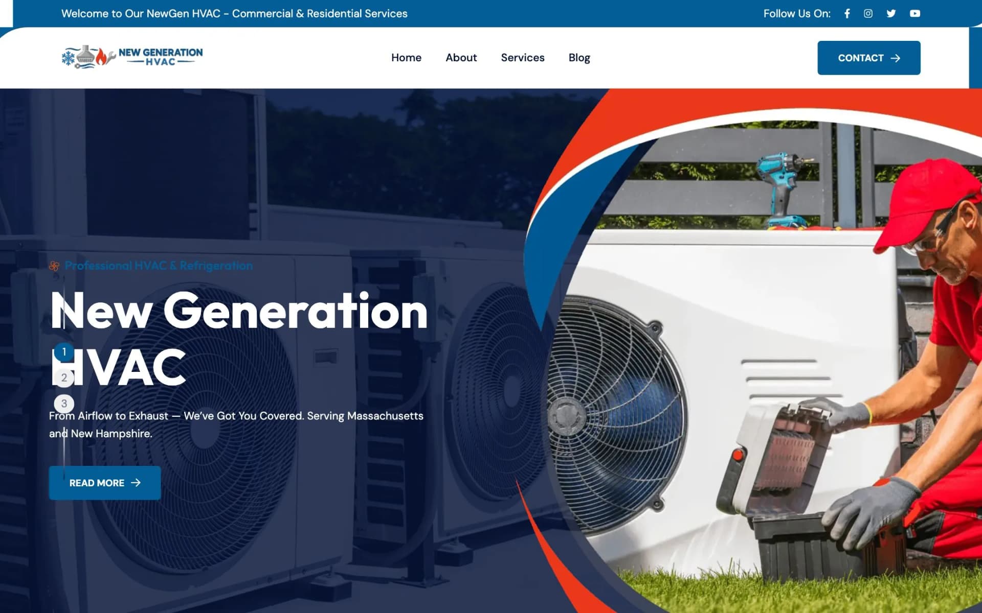 NewGen HVAC — HVAC / Servicios