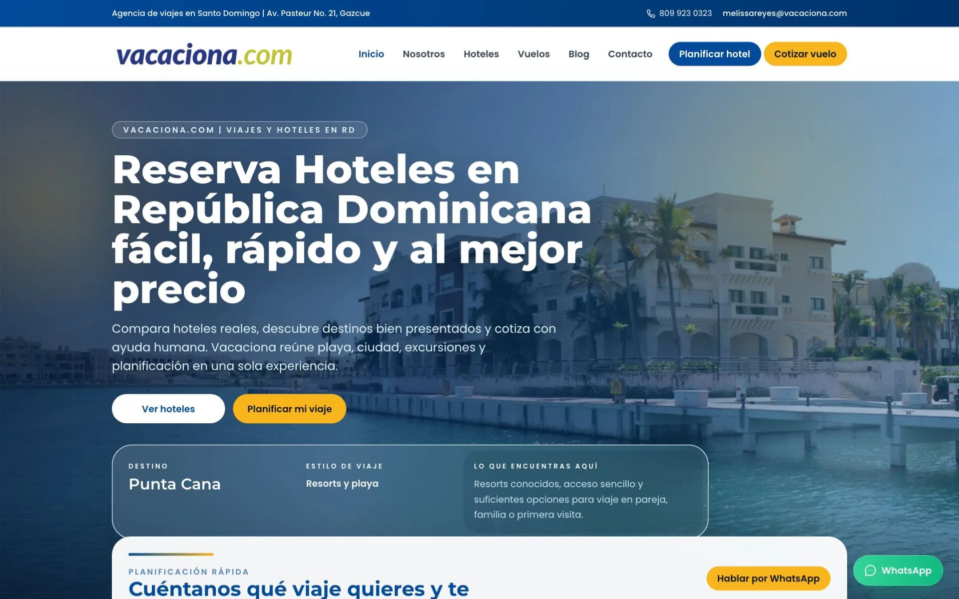 Vacaciona — Turismo / Marketplace